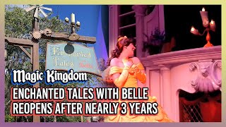 Enchanted Tales with Belle Reopens at Magic Kingdom 2023