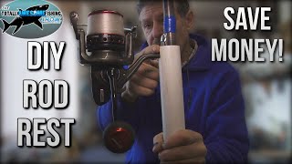 How to make a Cheap Fishing Rod Rest | TAFishing