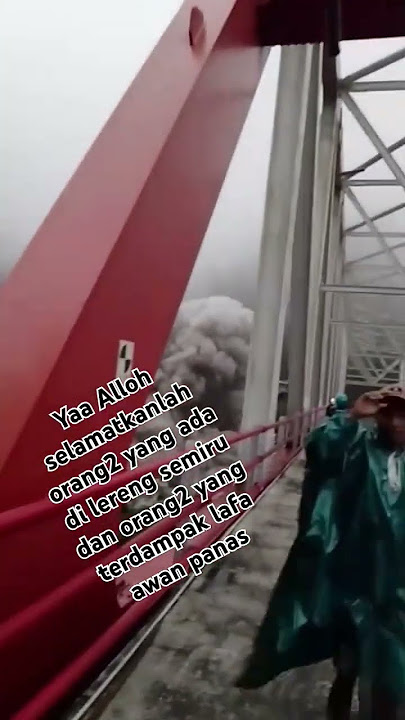 Yaa Alloh selamatkanlah orang2 yang ada di lereng #semiru dan orang2 yang terdampak #lafa #awanpanas