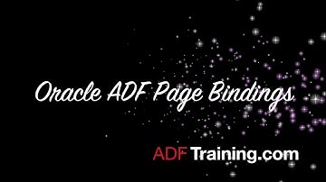 Introduction to Oracle ADF Page Bindings by www.cholanacademy.com