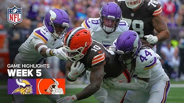 Minnesota Vikings vs. Cleveland Browns Game Highlights | 2025 NFL Season Week 5