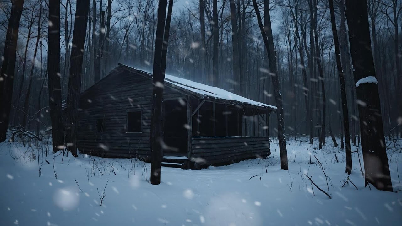 Fall Asleep Instantly With Snowstorm On An Isolated Shelter | Winter Ambience for Sleep & Relaxation