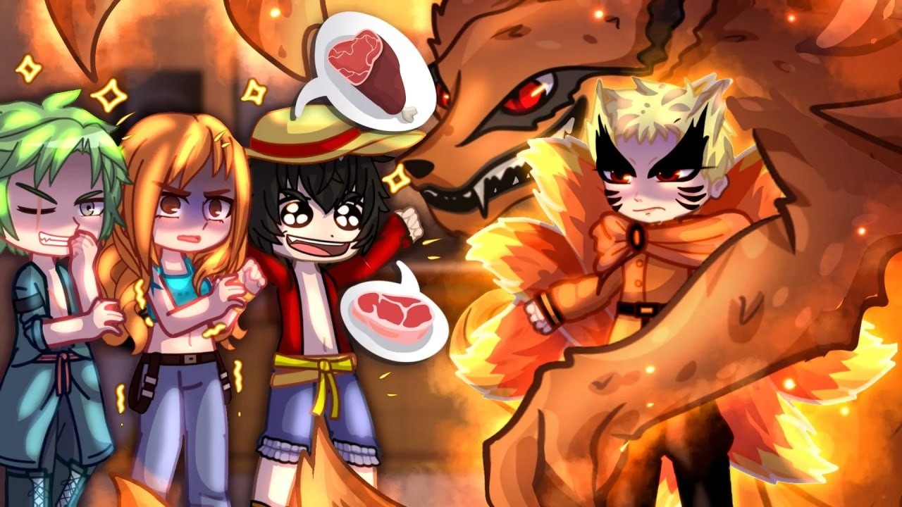 One Piece React To Naruto // Naruto Shippuden x One Piece // Gacha React