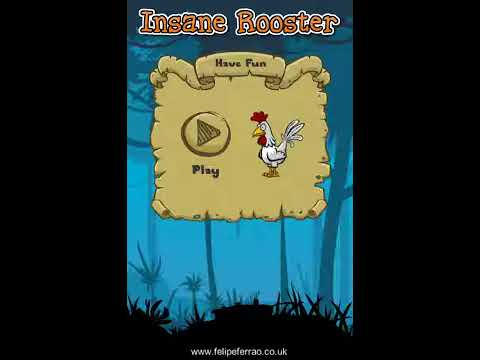 Insane Rooster 2D game made with Unity C# for Android phone
