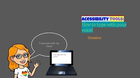 How to Use the Dictation Tool on a Chromebook
