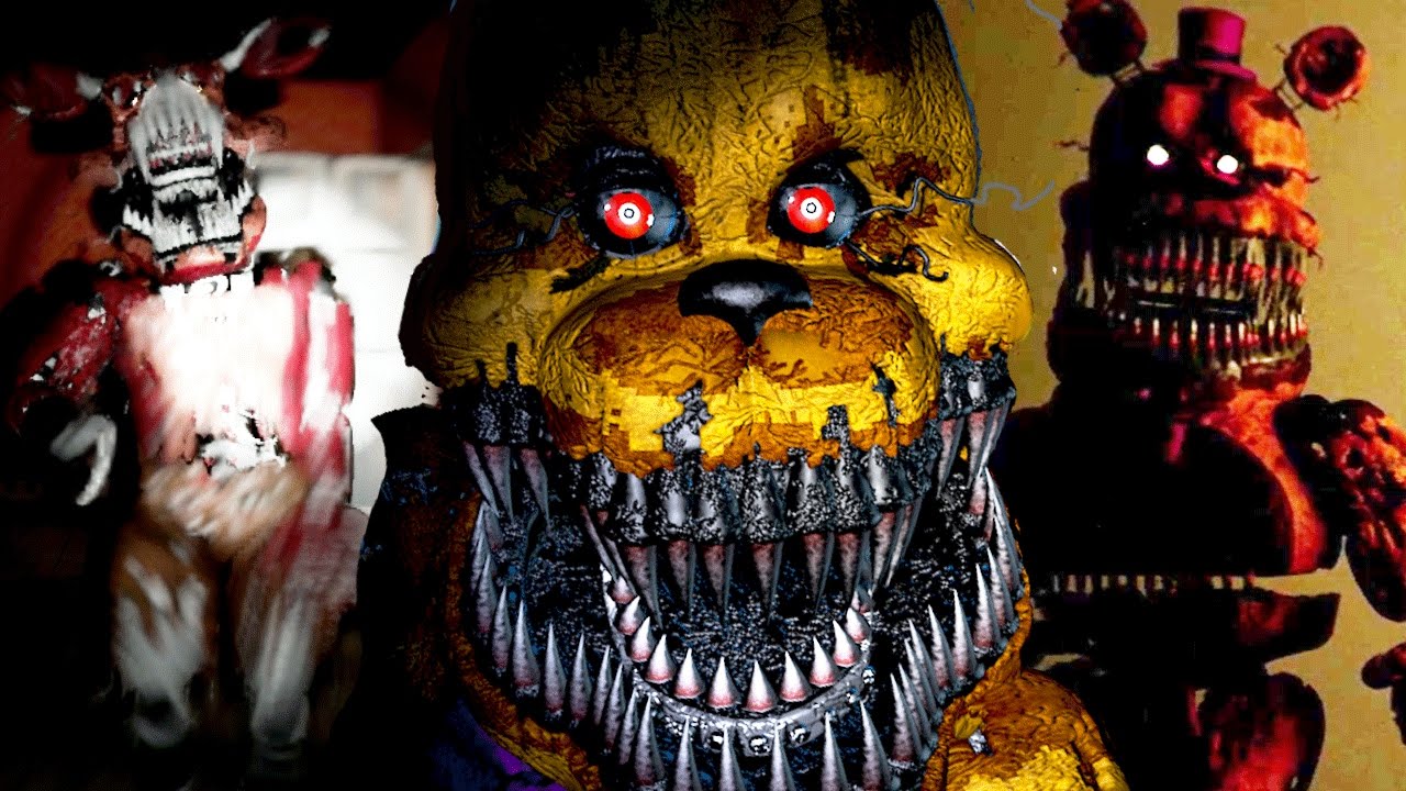 Free: Five Nights at Freddy's 4 Nightmare Animatronics - Fred Bear 