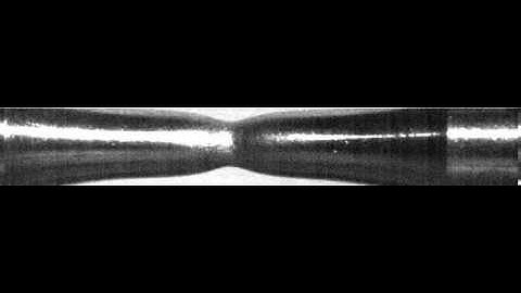 DYNLab - Hopkinson bar tensile test on copper specimen