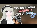 Im not your waifu ! im a dude ! Voice Trolling [VRCHAT]