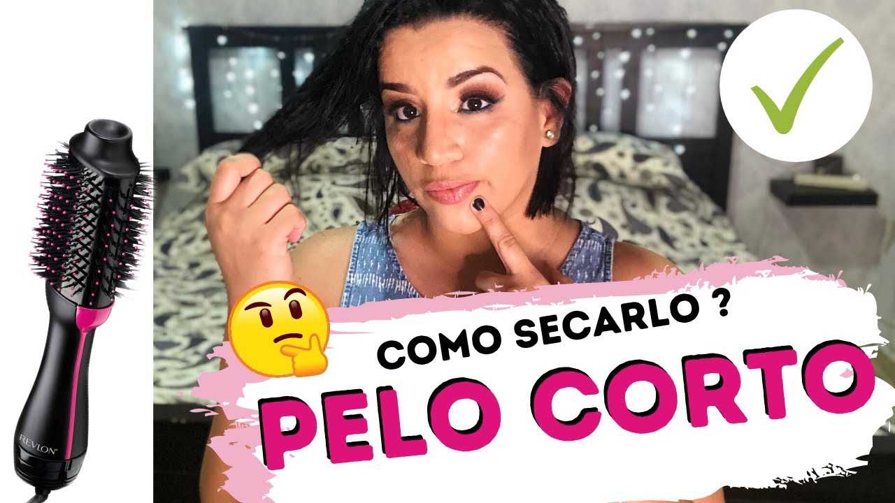 CEPILLO REVLON EN PELO CORTO  FUNCIONA?? COMO SECARLO? 