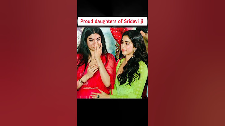 Sridevi daughters are proud of their Mummy😍✨#bollywood#sridevi#janhvikapoor#khushi#awards#mother#sad