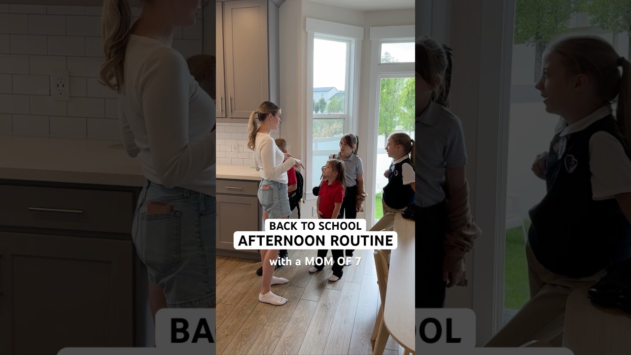 Back to School Afternoon Routine with a Mom of 7 #routines #routinevlog #momlife #familylife
