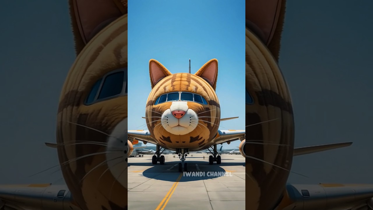 🐾✈️ "Purrfect Flight: The Brown Tabby Cat Jet Experience" 😺🛫