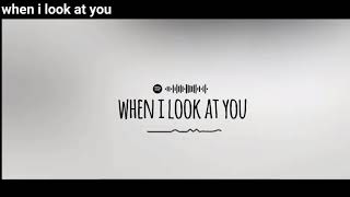 Miley Cyrus - When i look at You (Whatsapp status)
