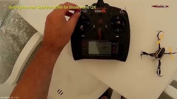 Spektrum DX6 audio - Blade nano QX