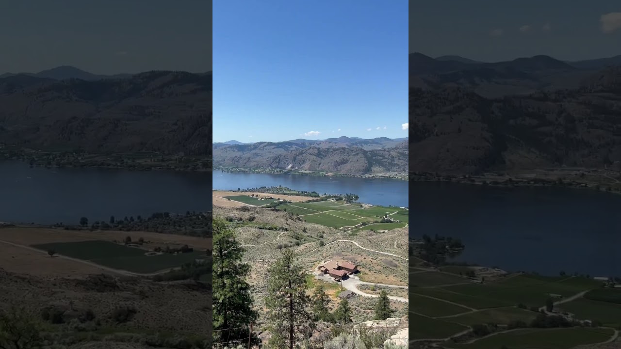 Beautiful British Columbia, Canada. Osoyoos lake. The warmest place in Canada.