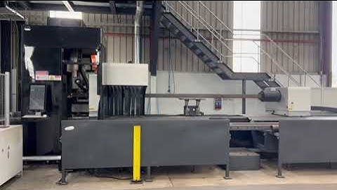 Bodor Laser M350 unloading video