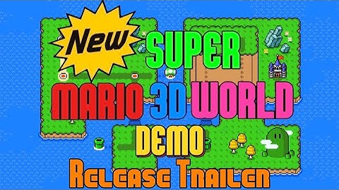 [New Super Mario 3D World] Demo Release Trailer.