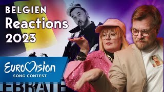 Gustaph - "Because Of You" - Belgien | Reactions | Eurovision Song Contest 2023 | NDR