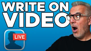 How to Write and Draw on Live Video!