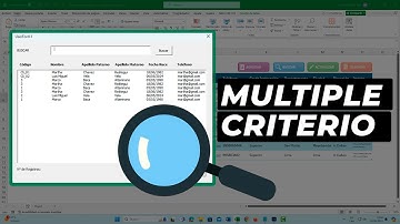 Botón Buscar datos para Formularios VBA en Excel 🔎 (Múltiple Criterio)