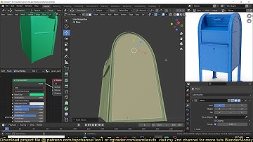 learn blender by example   making a mail box