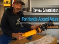 For Honda Accord Acura Coilovers Review & Installation