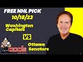 NHL Pick - Washington Capitals vs Ottawa Senators Prediction, 10/18/2023 Free Best Bets & Odds