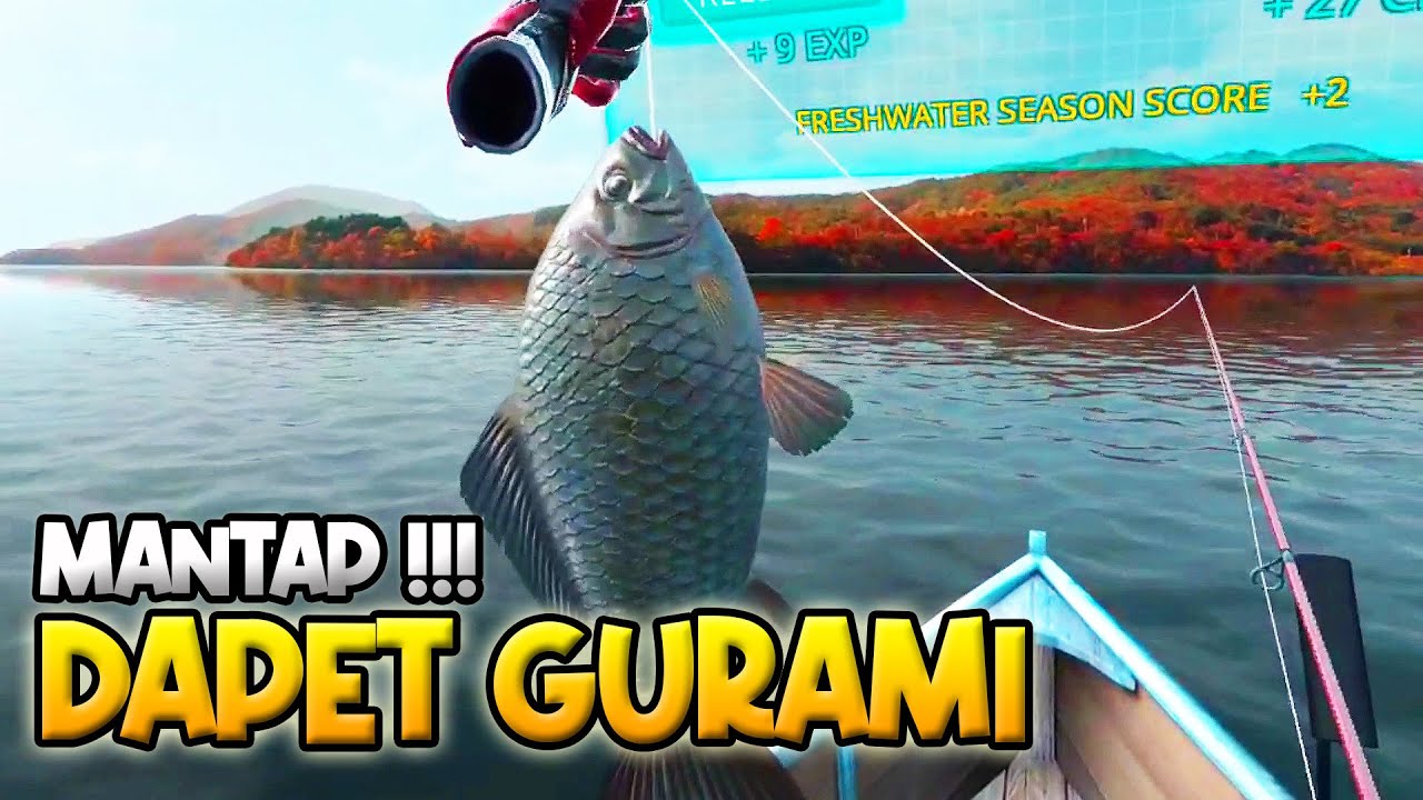 GAME REAL VR FISHING - MANCING DI DANAU VIRTUAL ADA IKAN GURAMI DAN IKAN TOMBRO