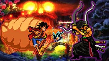 Luffy Timeskip(New) VS Zoro Onigashima in Jump Force Mugen