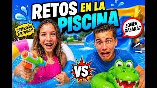 💦 24 Horas Haciendo Retos IMPOSIBLES en la Piscina con Mika Sofi 😱🌊