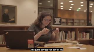 Using the Reading Room and Handling Materials in the Beinecke Library