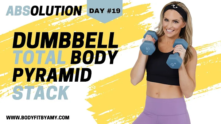 35 Minute Dumbbell Total Body Pyramid Stack Workou...