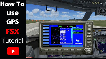 FSX How To Use GPS Garmin 500| Flight Plan and Approach | Runways and Waypoints |