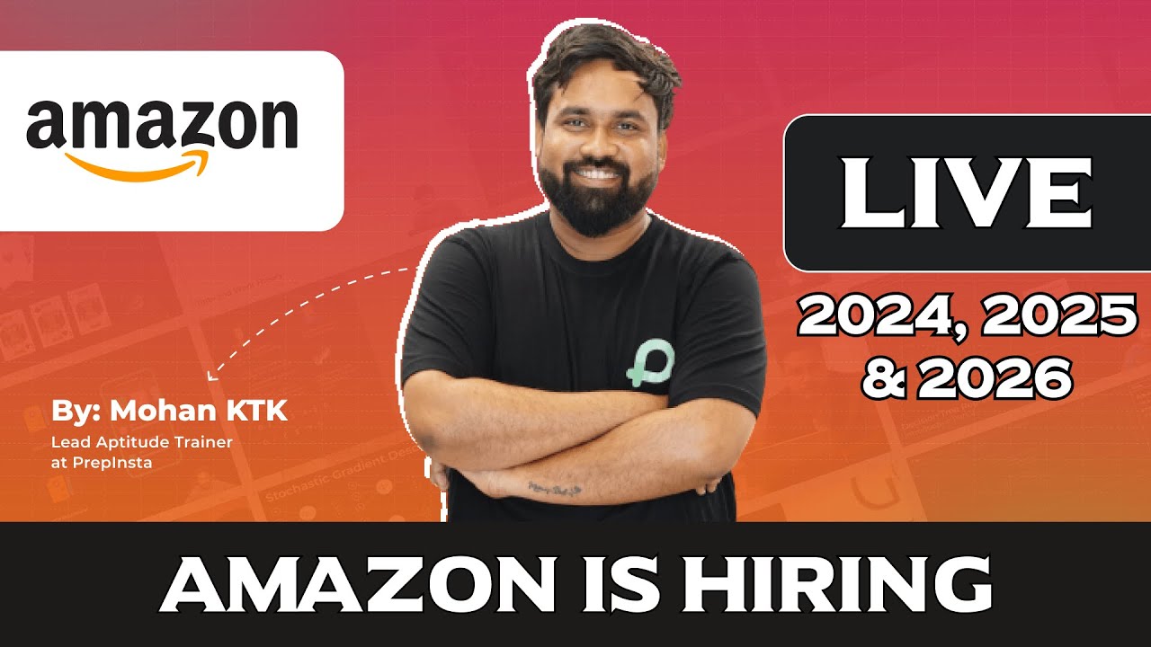 Amazon is hiring 2024, 2025 & 2026 Batches YouTube