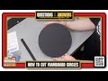How to properly CUT Foamcore / Foam board outer and inner CIRCLES ?