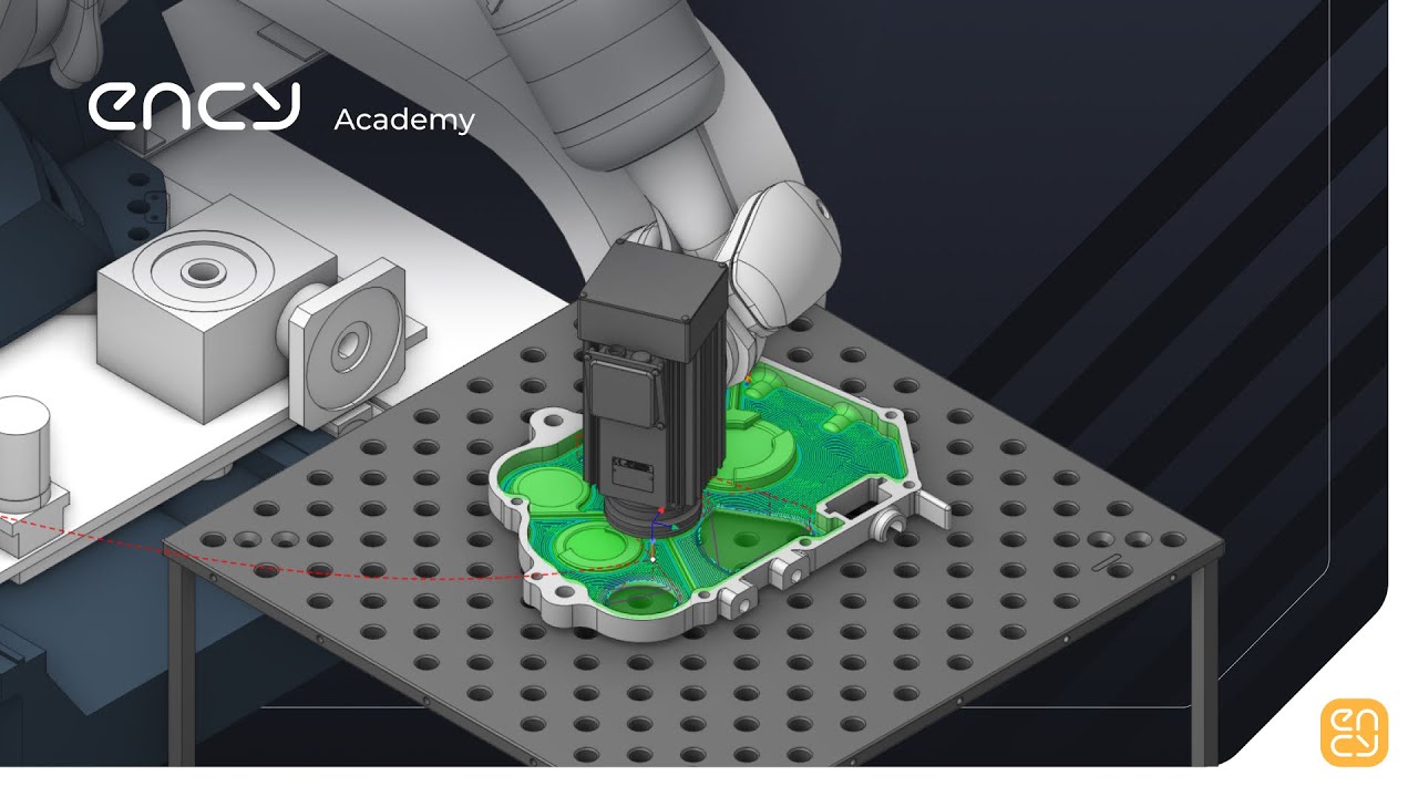 ENCY Academy | 2D and 3D Milling with Robot | 2.Rough Pocketing - YouTube