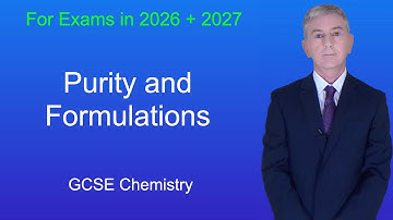 GCSE Scheikunde Herhaling "Zuiverheid en Formuleringen"