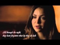 Sleeping At Last - All Through The Night (Lyrics) - Vampire Diaries 6x02