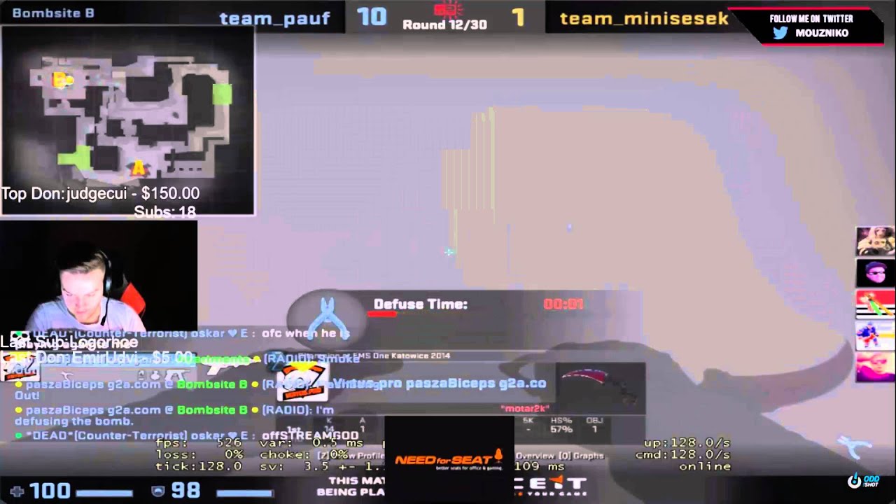 cs go hacks CS:GO - Pasha Crazy 1 vs 5 Ninja Defuse On FPL