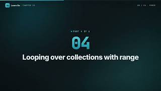 Go Loops: for, range, break, continue & Labels | Learn Go #10