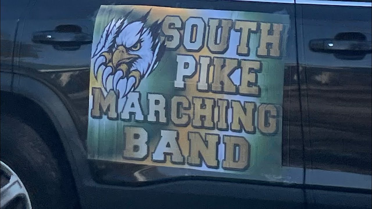 South Pike High School marching Eagles band - YouTube