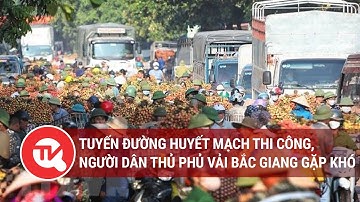 Tuyến đường huyết mạch thi công, người dân thủ phủ vải Bắc Giang gặp khó