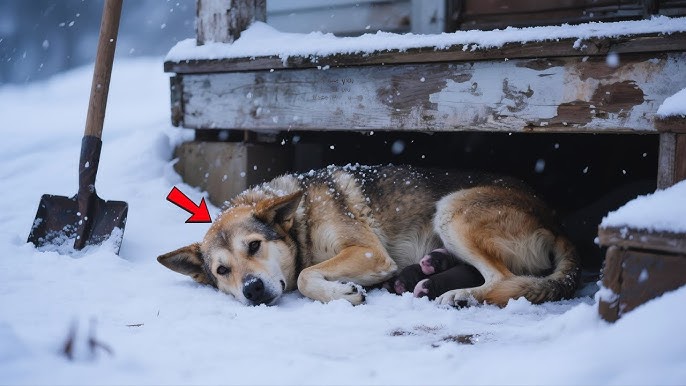 Abandoned and Frozen A Mother Dog Who Lost Everything but Discovered Hope  Again - YouTube