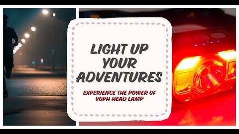 Voph Head Lamp, 1200 Lumens USB Type-C Rechargeable Headlamp, Motion Sensor, 6 Modes, Full Review