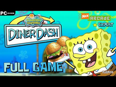 SpongeBob SquarePants™: Diner Dash (PC) - Full Game HD Walkthrough - No Commentary