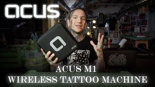 NEW ACUS M1 WIRELESS TATTOO MACHINE / UNBOXING / REVIEW