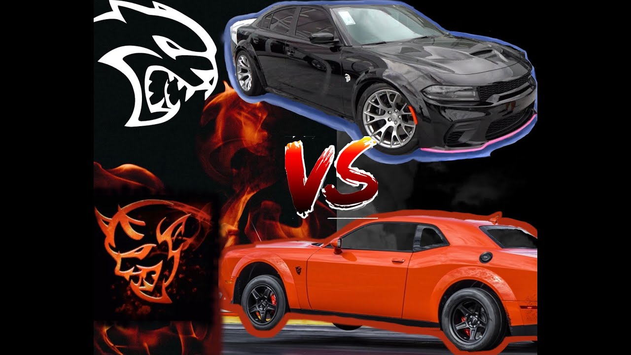 2020 Daytona Hellcat vs Dodge Demon - YouTube