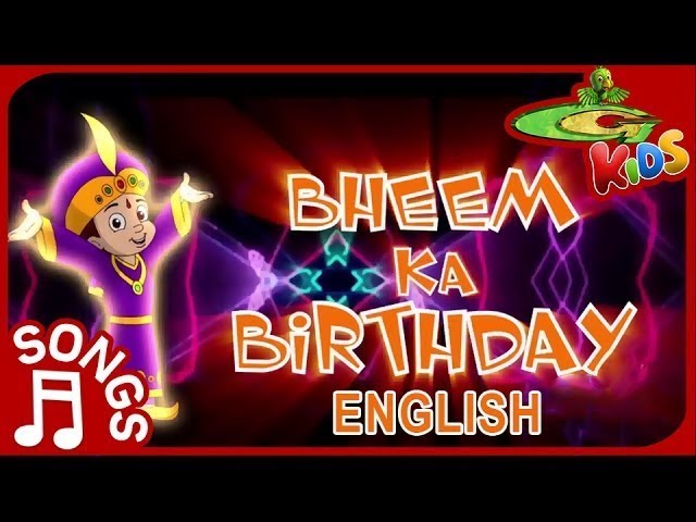 Chhota Bheem - Birthday Special Song in English