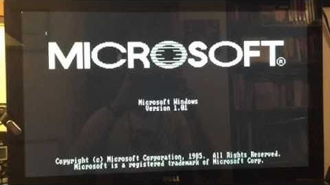 Microsoft Windows Version 1.01 (1985-Present) - Shutdown, Logoff, Logon and Startup
