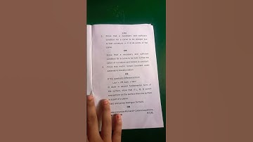 Mathematics 4th paper Differential Geometry and tensor analysis